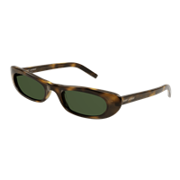 Occhiali da sole Saint Laurent Donna SL 557 SHADE002 HAVANA HAVANA GREEN53 - SL 557 SHADE002 HAVANA HAVANA GREEN53
